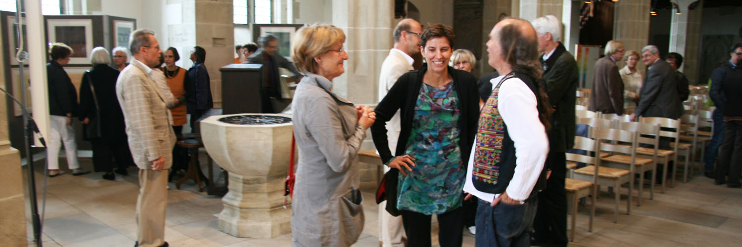 Antje Wichtrey Ausstellung zum Thema Menschenrechte Alexanderkirche